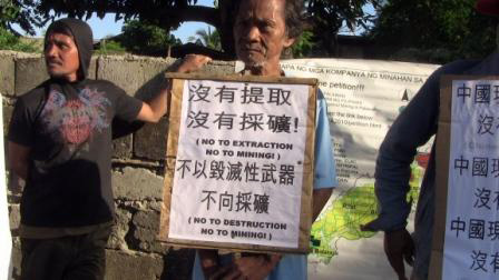 Palawan demonstration against Chinese investors on 10 November
