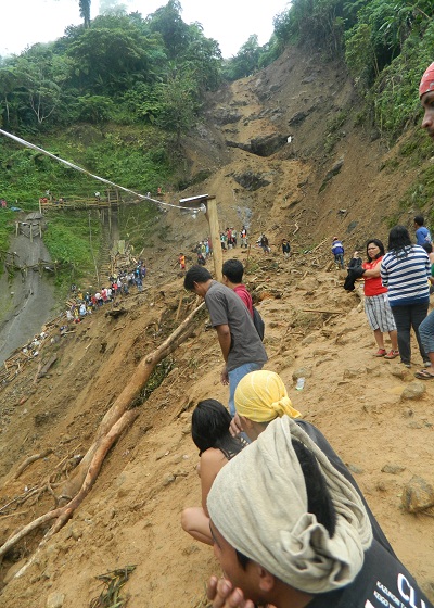 View of January 2012 Pantukan landslide