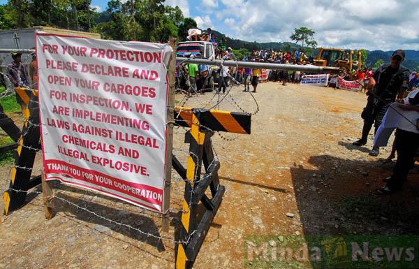 TVI Resources Development (Phils), Inc., an affiliate of the publicly listed Canadian mining firm, TVI Pacific, has been barring entry not only of "illegal chemicals" and "illegal explosives" into the minesite at Sitio Balabag, Barangay Depore, in Bayog, Zamboanga del Sur