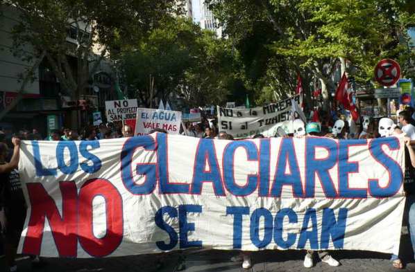 Anti-mining protest in Argentina