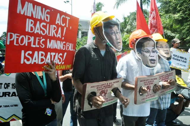 Philippines Mining protest