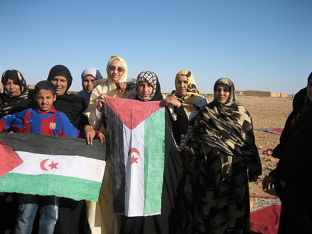 Western Sahara protest