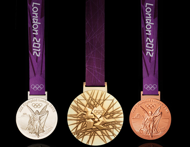 London 2012 Olympic medals 