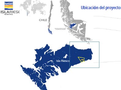 Map of Mineral Isla Riesco