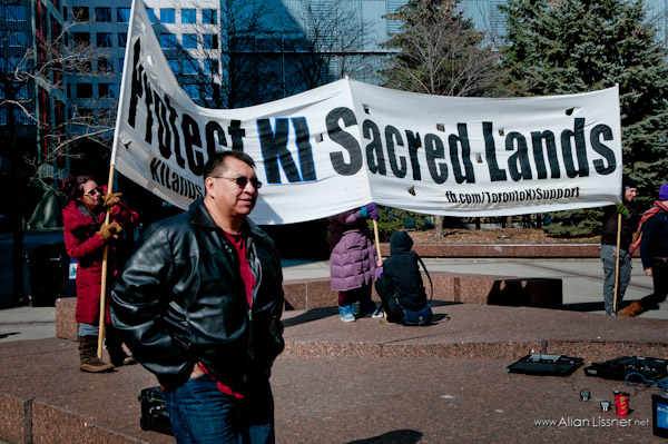 Steven Chapman from KI "Protect KI Sacred Lands"