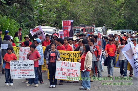 Community protest against Lepanto Consolidated in Mankayan