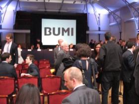 At the Bumi EGM, February 21st, London